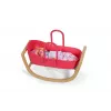 Puppenwiege zapf creation BABY born 3-in-1 Pinplay — Puppenmöbel, umwandelbare Wiege/Bett/Tragetasche