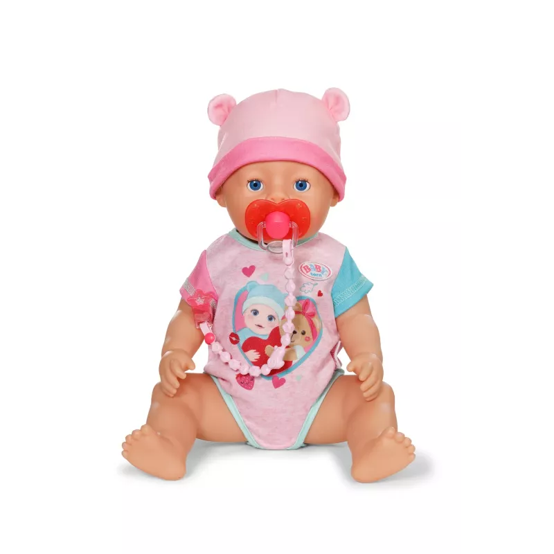 BABY born Dummy mit Clip 2 sortiert Puppenschnuller & Schnullerhalter