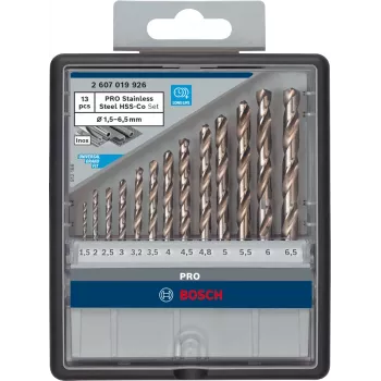 Bohrer-Set Bosch HSS-Spiralbohrer Cobalt 2607019926