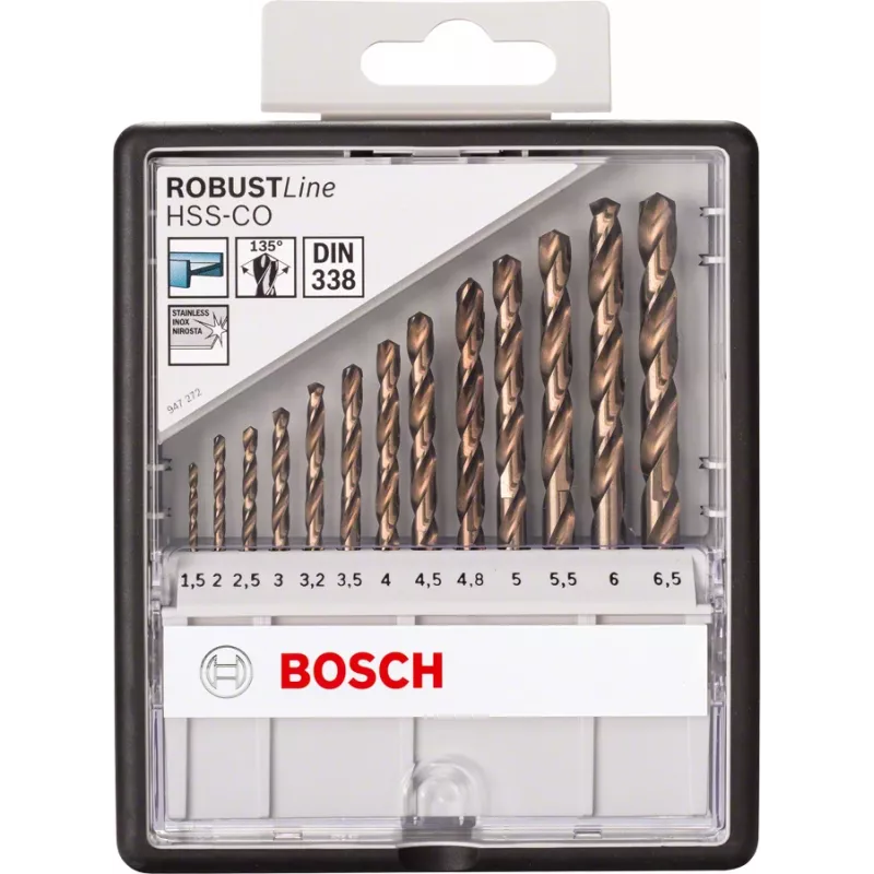 Bohrer-Set Bosch HSS-Spiralbohrer Cobalt 2607019926