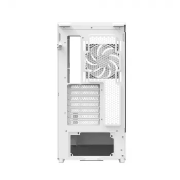 PC-Gehäuse AEROCOOL Geh Midi P500A Weiß — Midi-Tower ATX-Gehäuse, weiße Oberfläche
