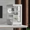 PC-Gehäuse AEROCOOL Geh Midi P500A Weiß — Midi-Tower ATX-Gehäuse, weiße Oberfläche
