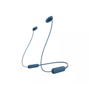 Sony WI-C100 Headset kabellos In-Ear Anrufe/Musik Bluetooth Blau