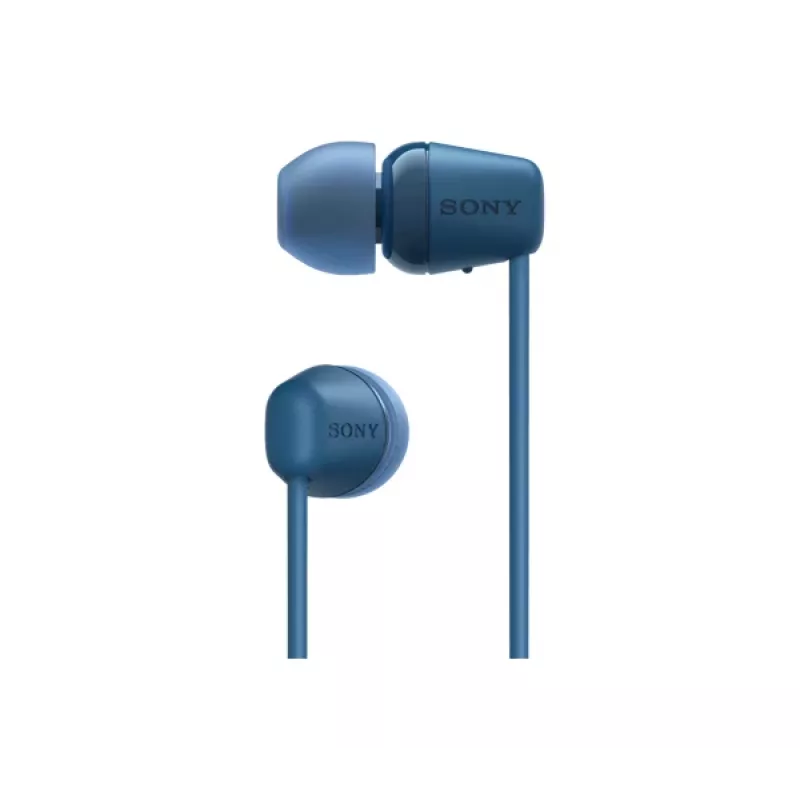 Sony WI-C100 Headset kabellos In-Ear Anrufe/Musik Bluetooth Blau