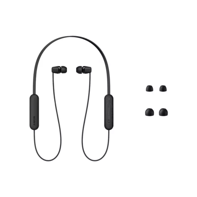 Sony WI-C100 Headset Kabellos In-Ear Anrufe/Musik Bluetooth Schwarz