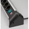 Steckdosenleiste Brennenstuhl 1391040400 1,8 m 4 AC-Ausgänge Innenbereich Schwarz Silber