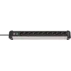 Mehrfachsteckdose Brennenstuhl 1391030000 3m 10 AC-Ausgänge Indoor Schwarz Silber