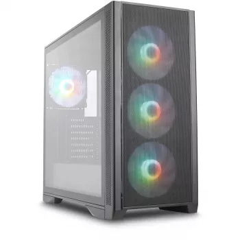 Tower-Gehäuse Silentware Air 1000, schwarz, Seitenwand aus gehärtetem Glas