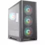 Tower-Gehäuse Silentware Air 1000, schwarz, Seitenwand aus gehärtetem Glas