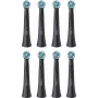Oral-B iO Ultimate Clean Ersatzbürstenköpfe — 8er-Pack, Schwarz, für überlegene Plaque-Entfernung