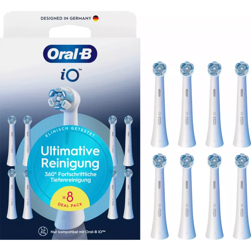 Oral-B Zahnbürstenkopf 8 Stück Weiß