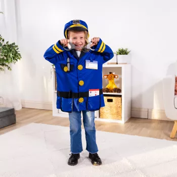 Melissa & Doug MPP RLP PoliceOfficerCstmRlplySet GML Fancy costume Kind Unisex Uniform