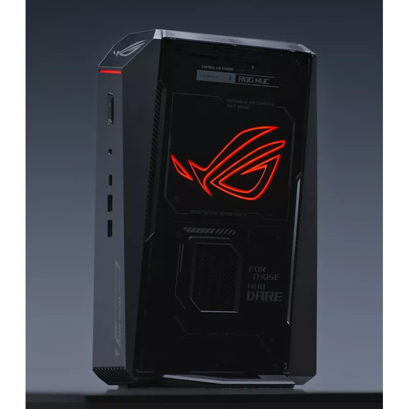 ASUS ROG NUC RNUC15JNK7X569A2 Intel Core Ultra 7 255HX 16 GB DDR5-SDRAM 1 TB SSD NVIDIA GeForce RTX 5060 Windows 11 Home Mini PC Schwarz
