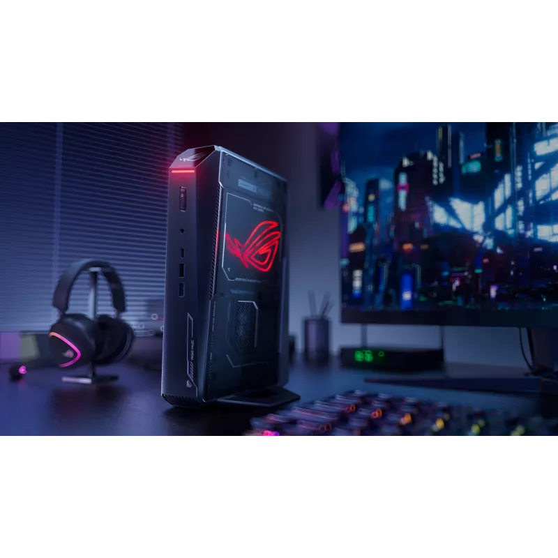 ASUS ROG NUC RNUC15JNK7X569A2 Intel Core Ultra 7 255HX 16 GB DDR5-SDRAM 1 TB SSD NVIDIA GeForce RTX 5060 Windows 11 Home Mini PC Schwarz