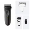 Foil shaver BRAUN Serie 3 3000S, Grau, foil system, built-in NiMH Batterie, AC/Batterie power, 57×48×156 mm