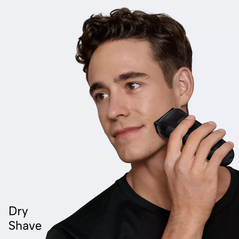 Foil shaver BRAUN Serie 3 3000S, Grau, foil system, built-in NiMH Batterie, AC/Batterie power, 57×48×156 mm
