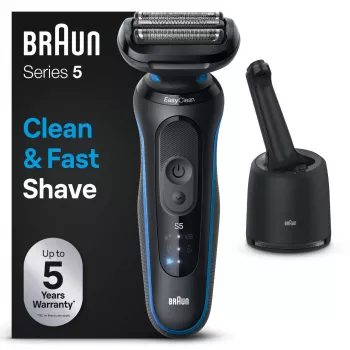 Braun Series 5 52-B7000cc Folienrasierer Trimmer Schwarz Batterie Lithium-Ionen