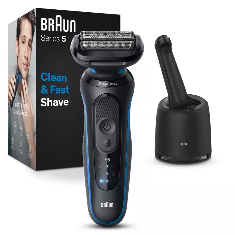 Braun Series 5 52-B7000cc Folienrasierer Trimmer Schwarz Batterie Lithium-Ionen