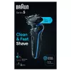 Braun Series 5 52-B7000cc Folienrasierer Trimmer Schwarz Batterie Lithium-Ionen