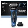 Elektrorasierer BRAUN Series 6 62-B1200S Nass & Trocken mit integriertem Barttrimmer