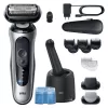 Braun Series 6 62-S7650cc Silber - Folienrasierer mit Li-Ion Akku