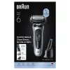 Braun Series 6 62-S7650cc Silber - Folienrasierer mit Li-Ion Akku
