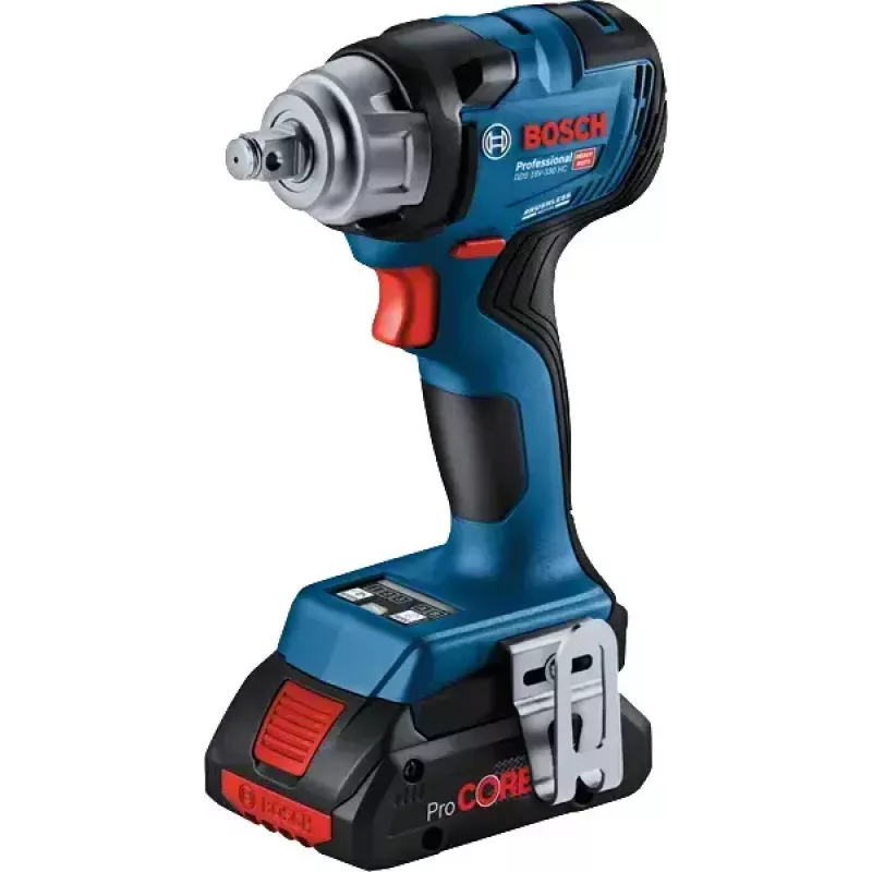 Bosch GDS 18V-330 HC PROFESSIONAL 1/2 Zoll 2800 U/min 560 N⋅m Schwarz, Blau, Rot