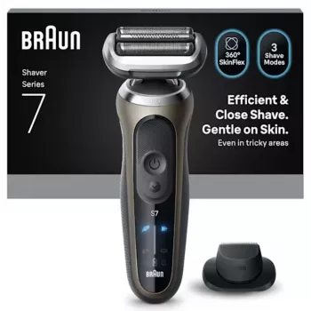 Braun Series 7 72-C1200s Elektrorasierer - Nass & Trocken, Schwarz/Bronze, Edelstahl