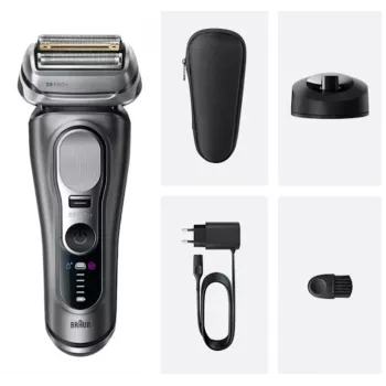 Folienrasierer Braun Series 9 Pro+ 9615S Schwarz Grau Edelstahl
