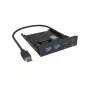 Icybox Frontpanel 61169 für 3,5-Zoll-Laufwerksschacht – Frontblendenpanel, Modell 61169