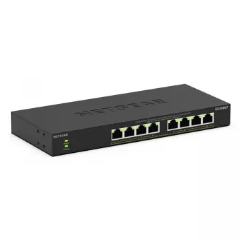 NETGEAR GS308LP Unmanaged Gigabit Ethernet (10/100/1000) Power over Ethernet (PoE) Desktop Schwarz
