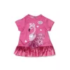 Puppenkleid Peterkin BABY born Flamingo für 43 cm Puppen, faltbar, Alter 3+