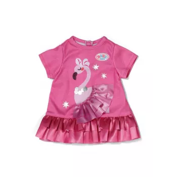 Puppenkleid Peterkin BABY born Flamingo für 43 cm Puppen, faltbar, Alter 3+