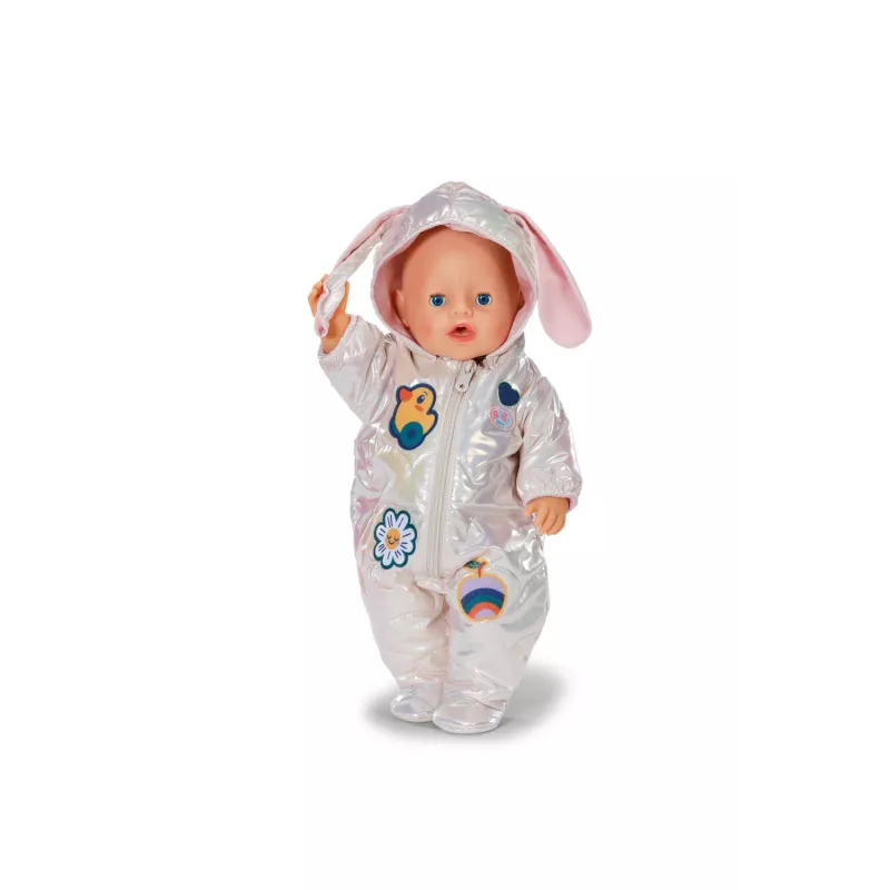 Puppen-Strampelanzug Peterkin BABY born Winteranzug Creme für 43 cm Puppen, faltbar, ab 3 Jahren