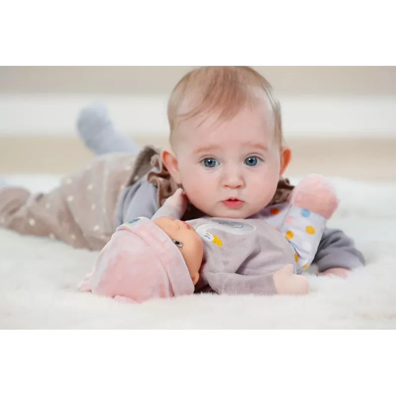 Zapf BABY born for babies Sweetie Mauve 30cm, Babypuppe, Geschlechtsneutral, Junge/Mädchen, 300 mm, Mehrfarbig