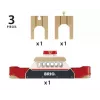 Landschaftszubehör für BRIO Holzspielbahn von Ravensburger — Modell 33569, 3 Teile, LR44-Batterie enthalten