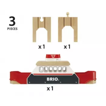 Landschaftszubehör für BRIO Holzspielbahn von Ravensburger — Modell 33569, 3 Teile, LR44-Batterie enthalten