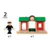 Model Railway Record & Play Station by Ravensburger – BRIO, 3-teilig, AA-Batterie, schwarz/grün/rot