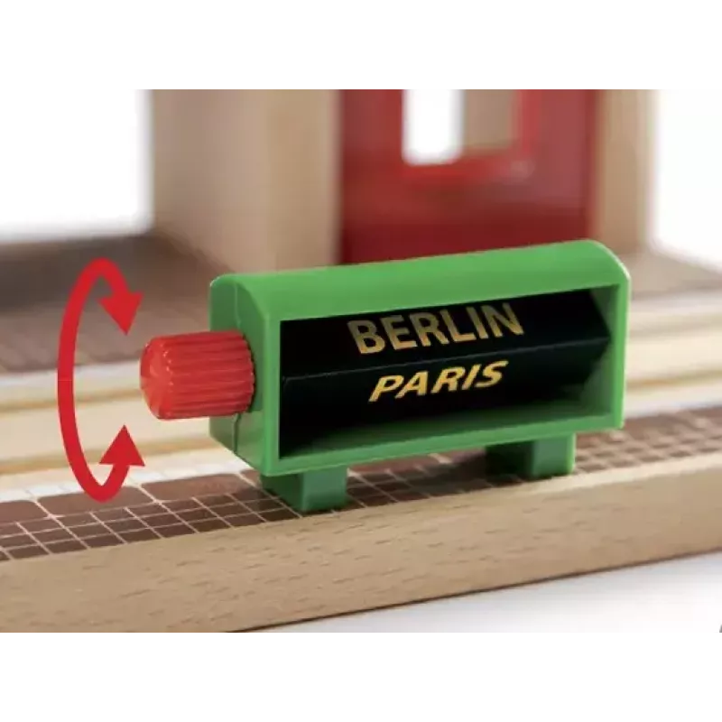 Model Railway Record & Play Station by Ravensburger – BRIO, 3-teilig, AA-Batterie, schwarz/grün/rot