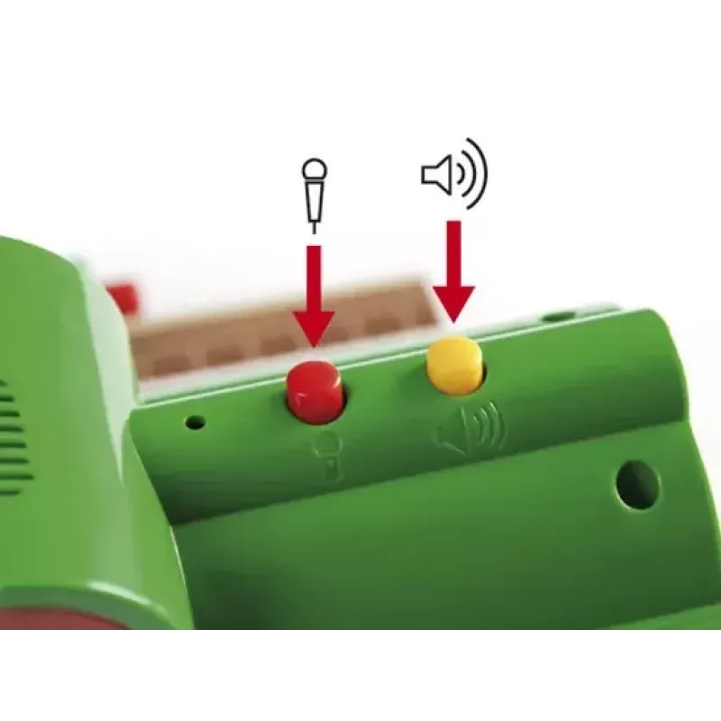 Model Railway Record & Play Station by Ravensburger – BRIO, 3-teilig, AA-Batterie, schwarz/grün/rot