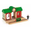 Model Railway Record & Play Station by Ravensburger – BRIO, 3-teilig, AA-Batterie, schwarz/grün/rot