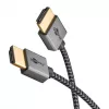 Goobay HDMI-Kabel 3m Typ A Stecker-Stecker 18 Gbit/s Grau