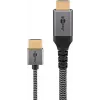 Goobay HDMI-Kabel 3m Typ A Stecker-Stecker 18 Gbit/s Grau