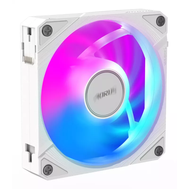 GIGABYTE AORUS EZ CHAIN FAN 120 ICE All-in-One-Flüssigkeitskühler 12 cm Weiß