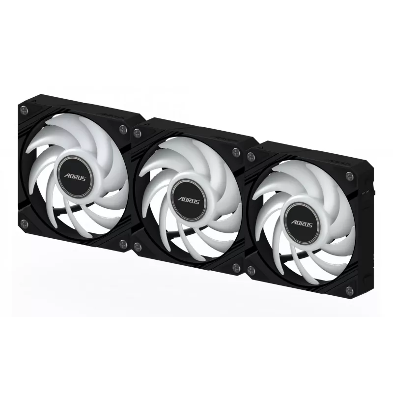 GIGABYTE AORUS EZ CHAIN FAN 120 (3er-Pack) Motherboard 12 cm Schwarz 3 Stück