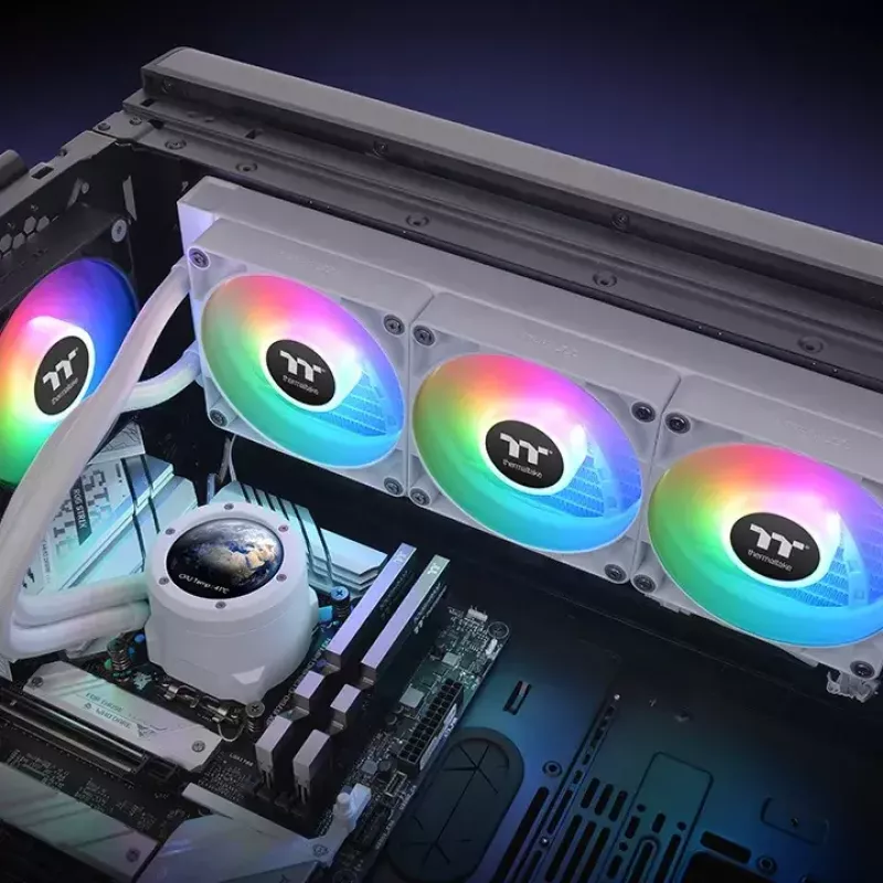 Flüssigkeitskühlsystem Thermaltake TH360 V2 Ultra ARGB 36 cm Weiß