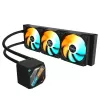 GIGABYTE GAMING 360 Flüssig-CPU-Kühler – 3x120mm ARGB-Lüfter, Slide-in-Verriegelungsmechanismus, DAISY-CHAIN, kompatibel mit Intel LGA 1851 und AMD AM5