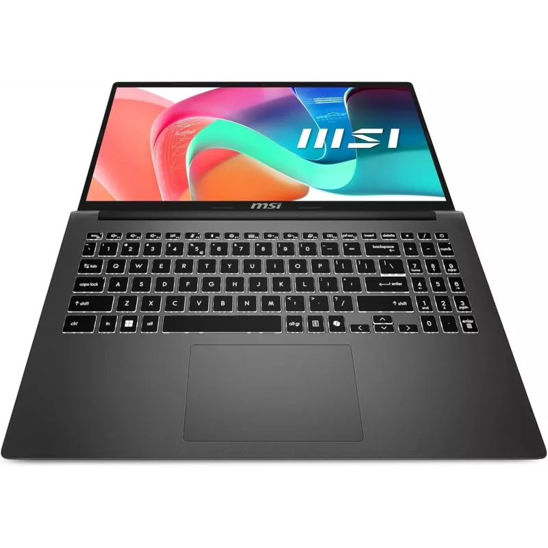 Laptop MSI Modern 15 F13MG-802 — 15,6 Zoll Full HD, Intel Core i5-1334U, 16 GB RAM, 512 GB SSD, Intel Iris Xe, Windows 11 Home, Grau