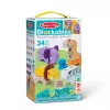 Konstruktionsspielset Spin Master Melissa & Doug Blockables Safari Spielset – Figuren und stapelbare Blöcke