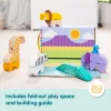Konstruktionsspielset Spin Master Melissa & Doug Blockables Safari Spielset – Figuren und stapelbare Blöcke